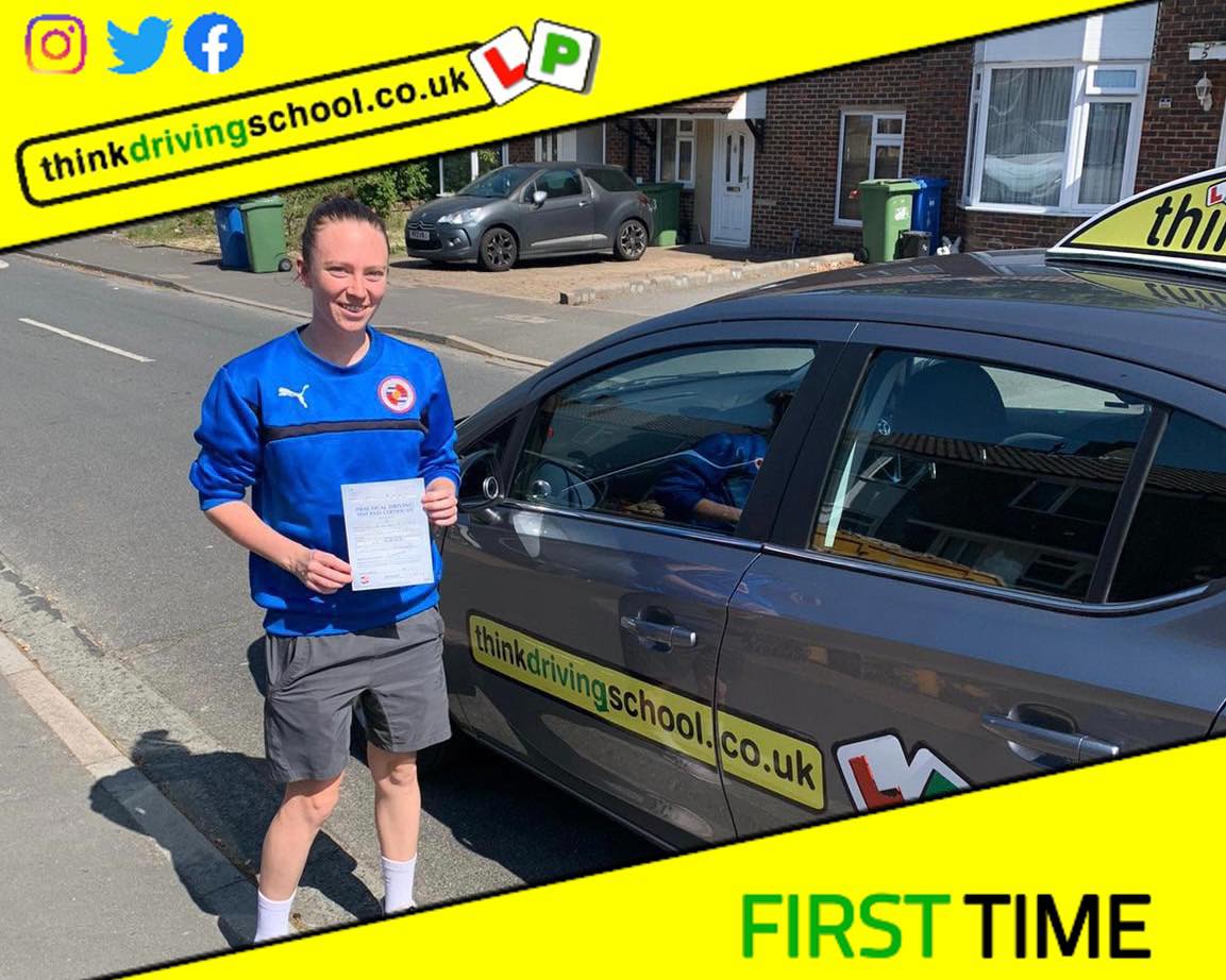 Driving School Bracknell pass Photo Passed with think driving school April 2022 and left this 5 star review