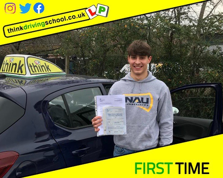 Passed with think driving school December 2021 and left this 5 star review