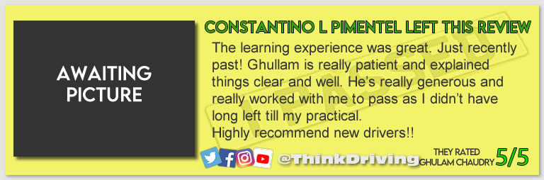 Driving School Bracknell pass Photo Passed with think driving school January 2022 and left this 5 star review