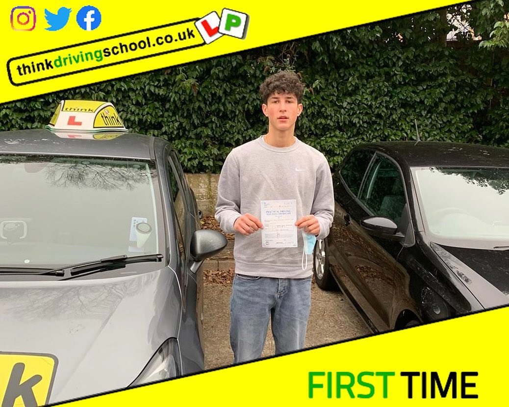 Driving School Bracknell pass Photo Passed with think driving school January 2022 and left this 5 star review