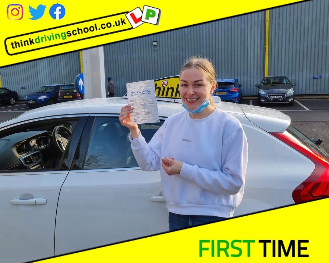 Driving School Bracknell pass Photo Passed with think driving school January 2022 and left this 5 star review