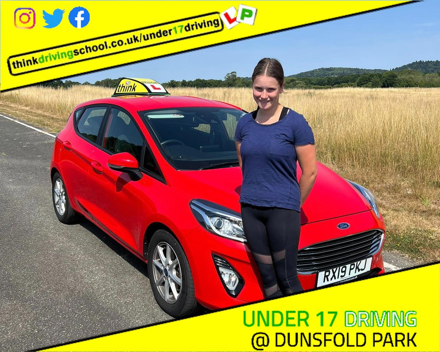 Driving School Camberley pass Photo Passed with think driving school July 2022 and left this 5 star review