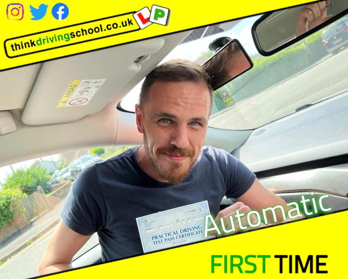 Driving School Bracknell pass Photo Passed with think driving school MAY 2022 and left this 5 star review