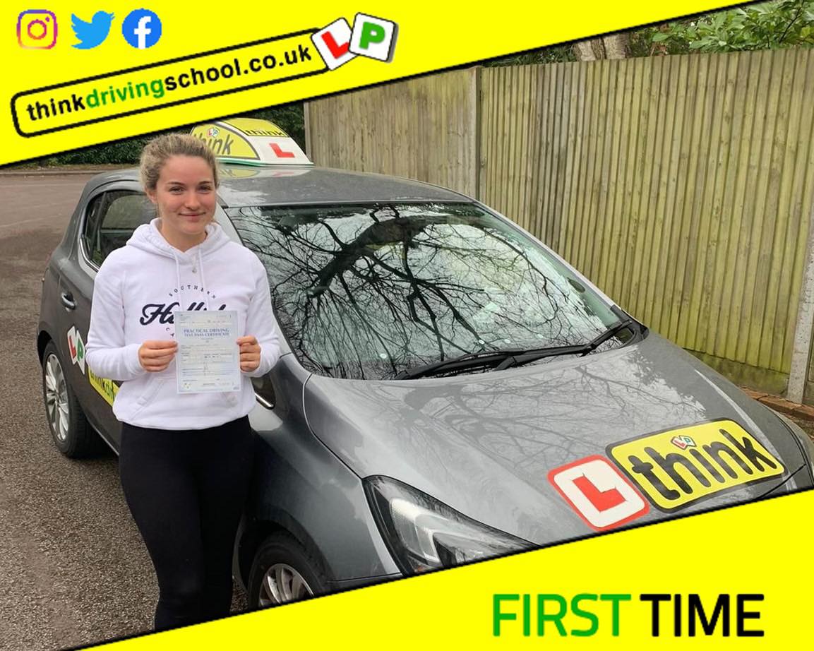 Driving School Bracknell pass Photo Passed with think driving school March 2022 and left this 5 star review