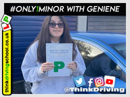 Passed with think driving school November 2021 and left this 5 star review