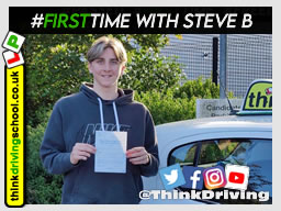 Passed with think driving school November 2021 and left this 5 star review