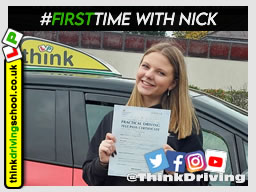 Passed with think driving school November 2021 and left this 5 star review