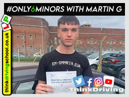 Passed with think driving school November 2021 and left this 5 star review