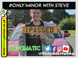 Passed with think driving school October 2021 and left this 5 star review