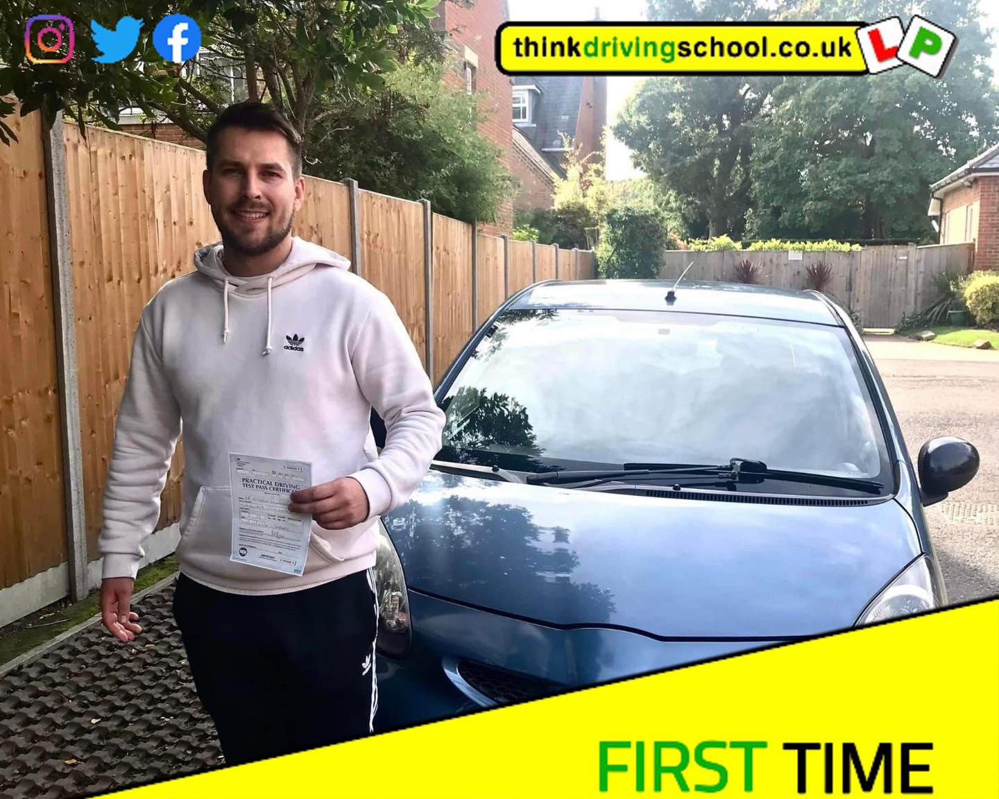 Driving School Malvern pass Photo Passed with think driving school October 2022 and left this 5 star review