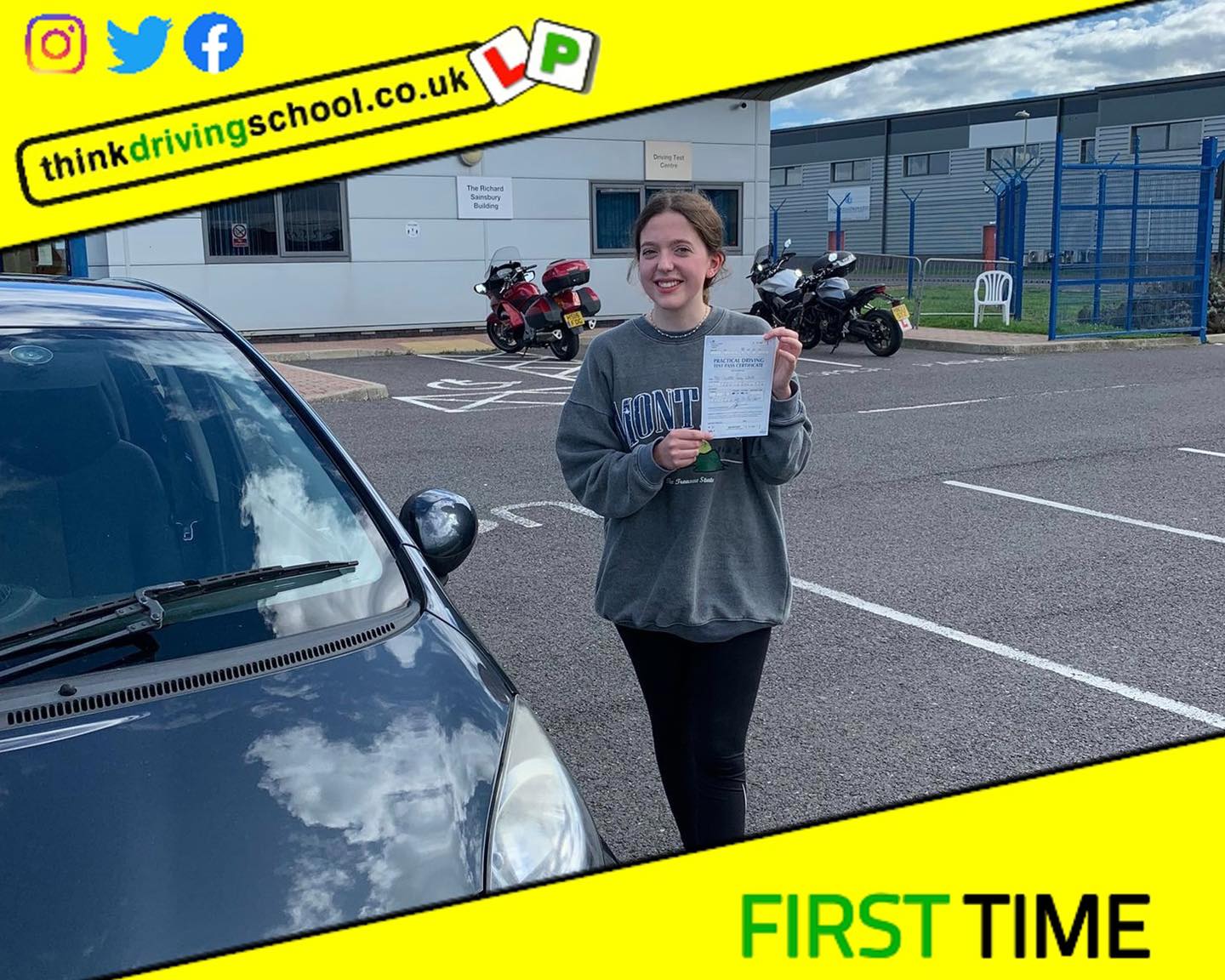 Driving School Malvern pass Photo Passed with think driving school September 2022 and left this 5 star review