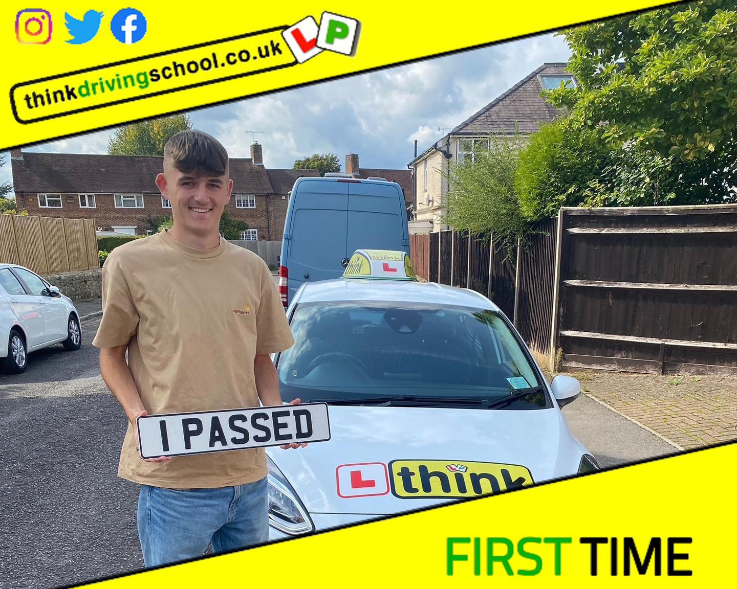 Driving School Malvern pass Photo Passed with think driving school September 2022 and left this 5 star review