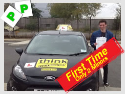 Happy think driving school learner on the day they passed