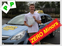 William from Lightwater happy driving school lesson learner