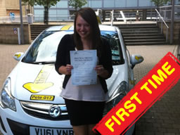 Jessica bracknell happy driving school lesson learner