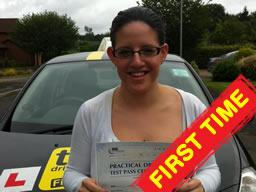 Jessica bracknell happy driving school lesson learner