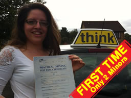 Jessica bracknell happy driving school lesson learner