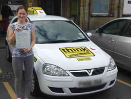 Jessica bracknell happy driving school lesson learner