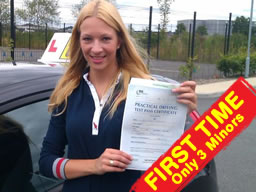 Jessica bracknell happy driving school lesson learner