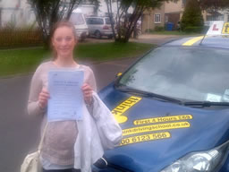 Jessica bracknell happy driving school lesson learner