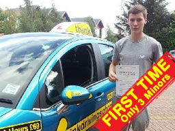 Happy learner that passed in 2012 with think drivng school