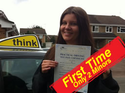 Jessica bracknell happy driving school lesson learner