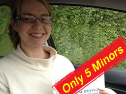 Jessica bracknell happy driving school lesson learner