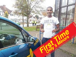 Happy learner that passed in 2012 with think drivng school