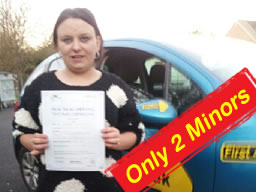 Jessica bracknell happy driving school lesson learner