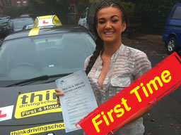 Jessica bracknell happy driving school lesson learner