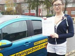 Jessica bracknell happy driving school lesson learner