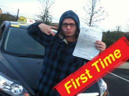 Happy learner that passed in 2012 with think drivng school