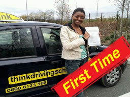 Happy learner that passed in 2012 with think drivng school