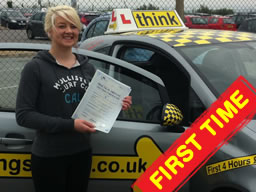 Jessica bracknell happy driving school lesson learner