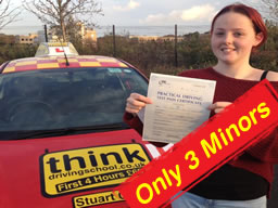 Happy learner that passed in 2012 with think drivng school