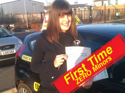 Jessica bracknell happy driving school lesson learner