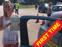Jessica bracknell happy driving school lesson learner