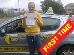 Jessica bracknell happy driving school lesson learner