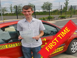 Happy learner that passed in 2012 with think drivng school