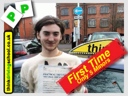happy think driving school learner from guildford