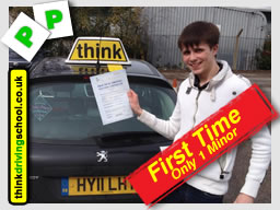 passed with think driving school trailer lessons