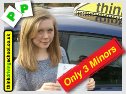 passed with think driving school trailer lessons