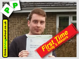 passed with think driving school Automatic lessons in Slough