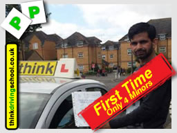 passed with think driving school lessons