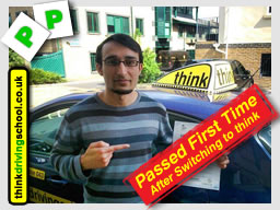 passed with think driving school lessons