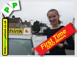 passed with think driving school lessons