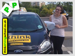 passed with think driving school lessons