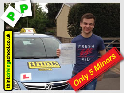 passed with think driving school lessons