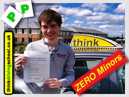 Alex from Alton passed with think driving school with ZERO minors 