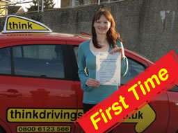 Dana from guildford passed with clive tester after not many driving lessons